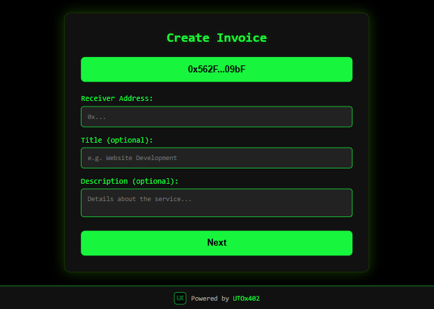 UTOx402 Widget Preview